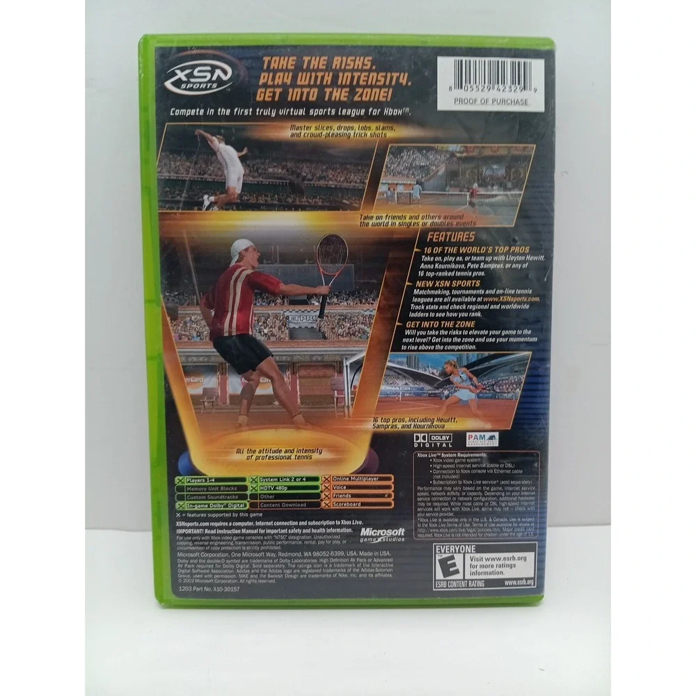 Top Spin (Microsoft Xbox, 2003)